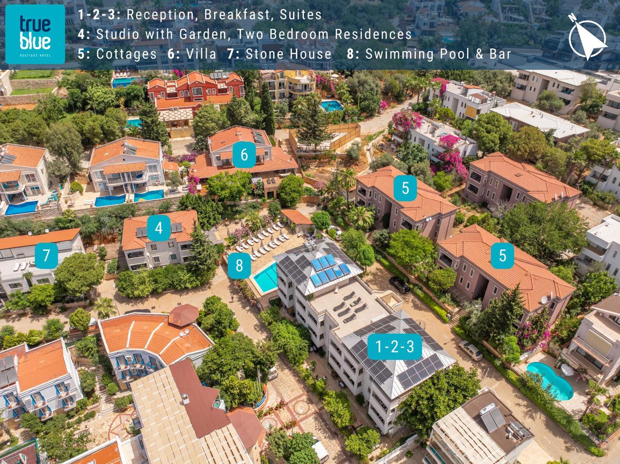 True Blue Boutique Hotel Kalkan Zewnętrze zdjęcie